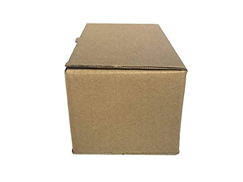 Cajeando | Pack de 10 Cajas de CartÃ³n Automontables | TamaÃ±o 17 x 12 x 10 cm | Para EnvÃ­os y Mudanzas | Color MarrÃ³n y Microcanal | Fabricadas en EspaÃ±a