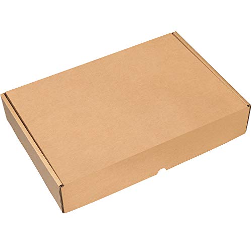 packer PRO Pack 25 Cajas Carton Envios Automontables para Ecommerce y Regalo Kraft, Grande 43x30x8cm