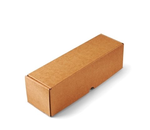 Selfpackaging Caja para envíos Alargada en microcanal Color Kraft Muy Resistente. Envia Botellas. Pack de 50 Unidades. - M
