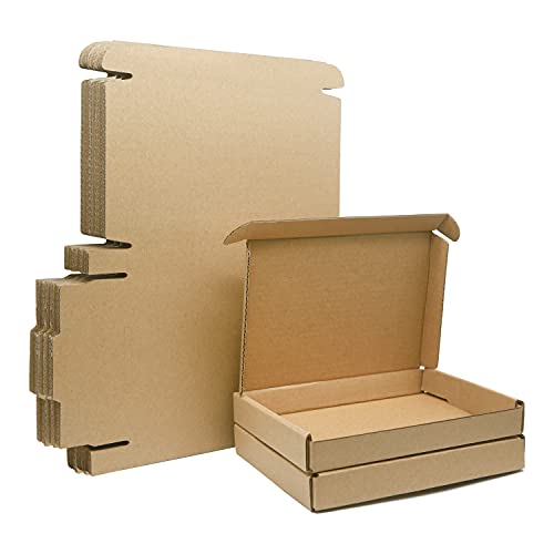 10 Cajas de Cartón Corrugado, 150x100x20mm Cajas de Embalaje de Cartas Pequeñas, Cajas de Embalaje para Negocios, Correos, Almacenamiento o Regalo