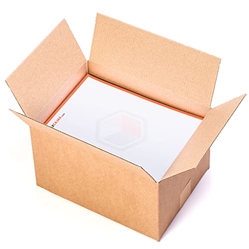TELECAJAS | 305x228x183 mm - Caja CartÃ³n Mediana | Robusta para EnvÃ­os Postales | Color MarrÃ³n Kraft - Pack de 30 cajas