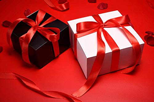 Switory Cajas de regalo de 25 piezas con tapas, 20x20x10cm cajas de regalo de papel Kraft para hacer manualidades, magdalenas, cajas de cartÃ³n para propuestas de dama de honor