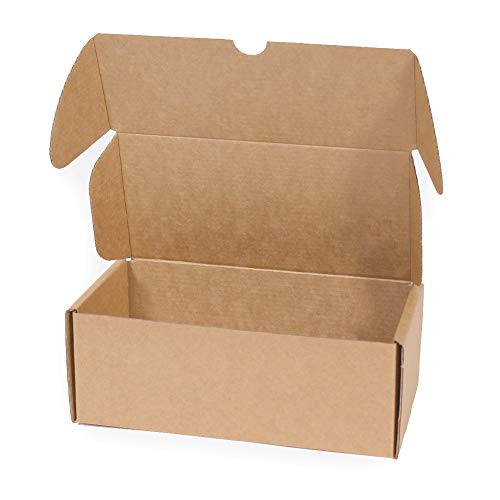 Only Boxes, Caja de Cartón Kraft Para Envío Postal, Caja de Cartón Automontable para Envío o Almacenaje, Talla M , 20x9x7, 20 Unidades