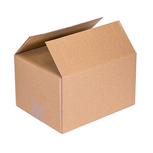 Pack 20 Cajas de Cartón para envíos almacenaje paquetería, Cajas mudanzas Canal Simple Reforzado, Caja almacenaje,Caja Medidas 40x30x30 cm, Cajas cartón Multiusos