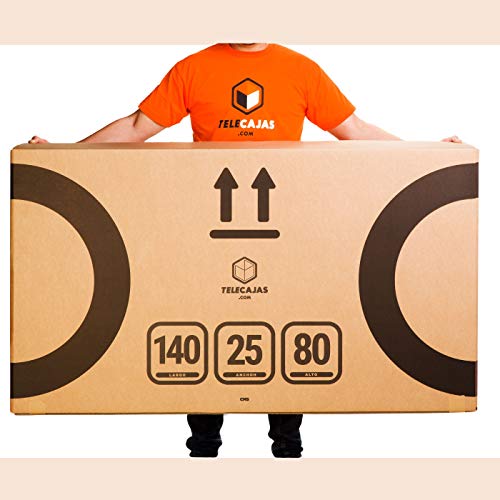 TeleCajas® | Caja de Cartón para Bicicleta | 140x25x80 cms