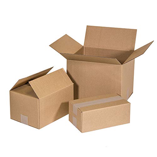 Only Boxes, Pack 25 Cajas de Cartón, Canal Simple Reforzado, Caja almacenaje, Dimensiones 25 x 20 x 15 cm